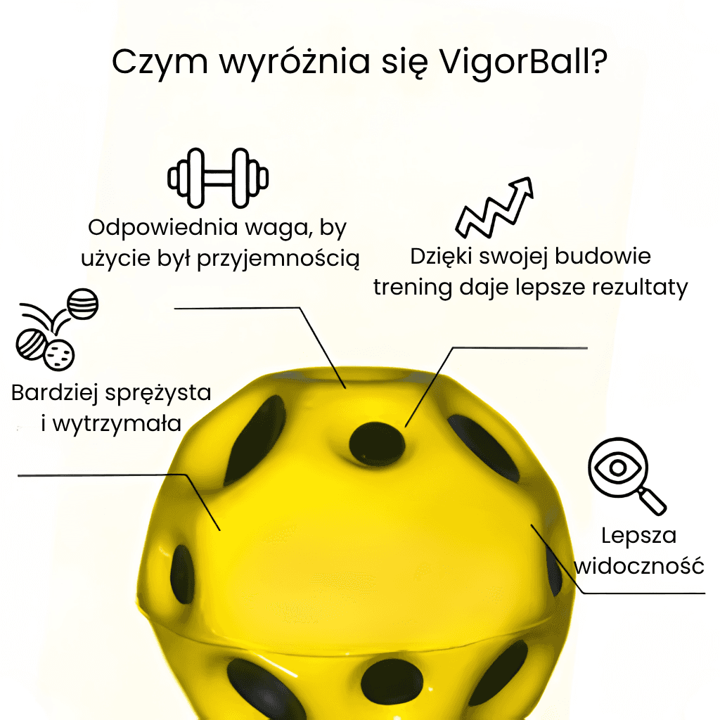 VigorBall - Twój domowy trener koordynacji - zestaw 2 piłek