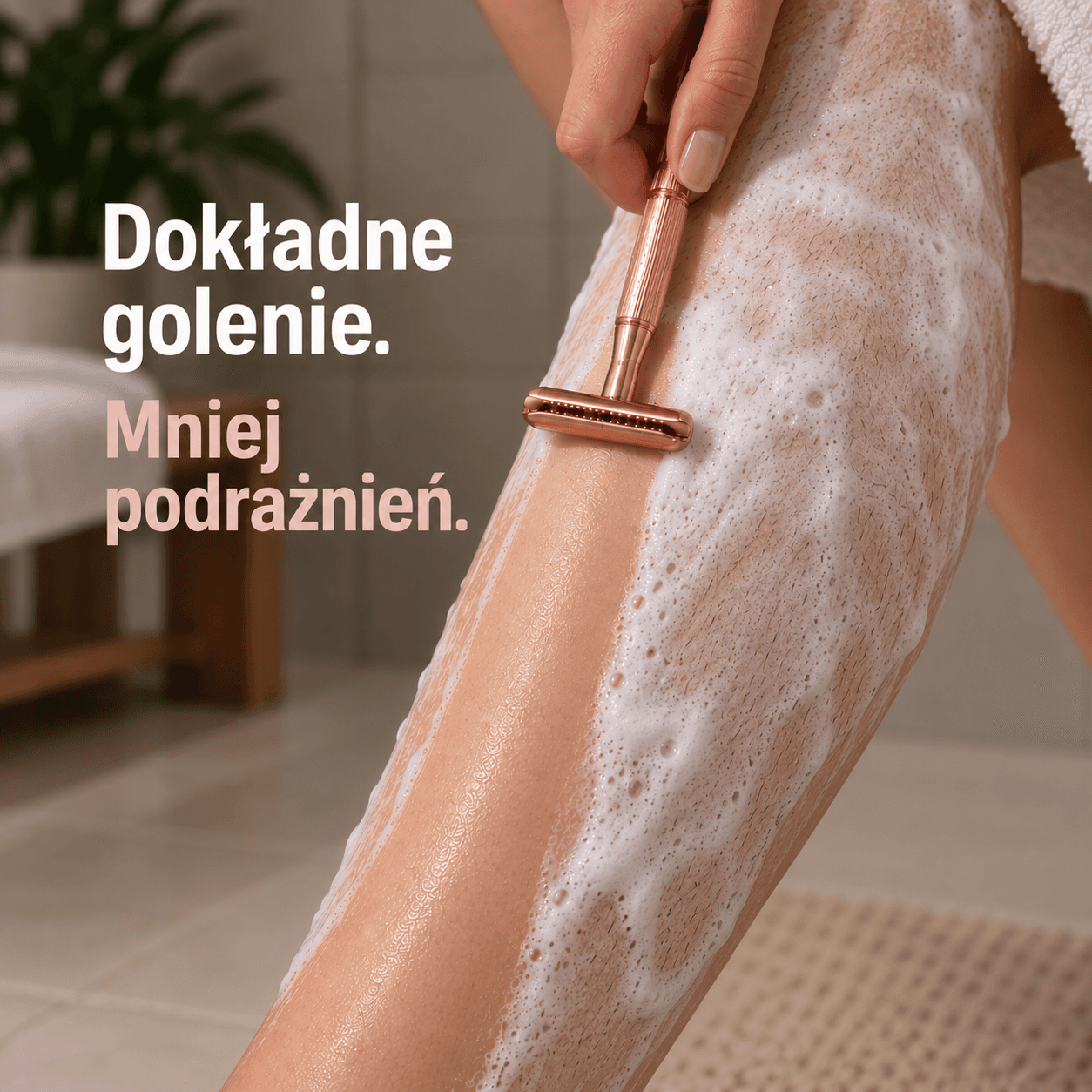 Veloura I Metalowa maszynka na jedną żyletkę + 10 żyletek