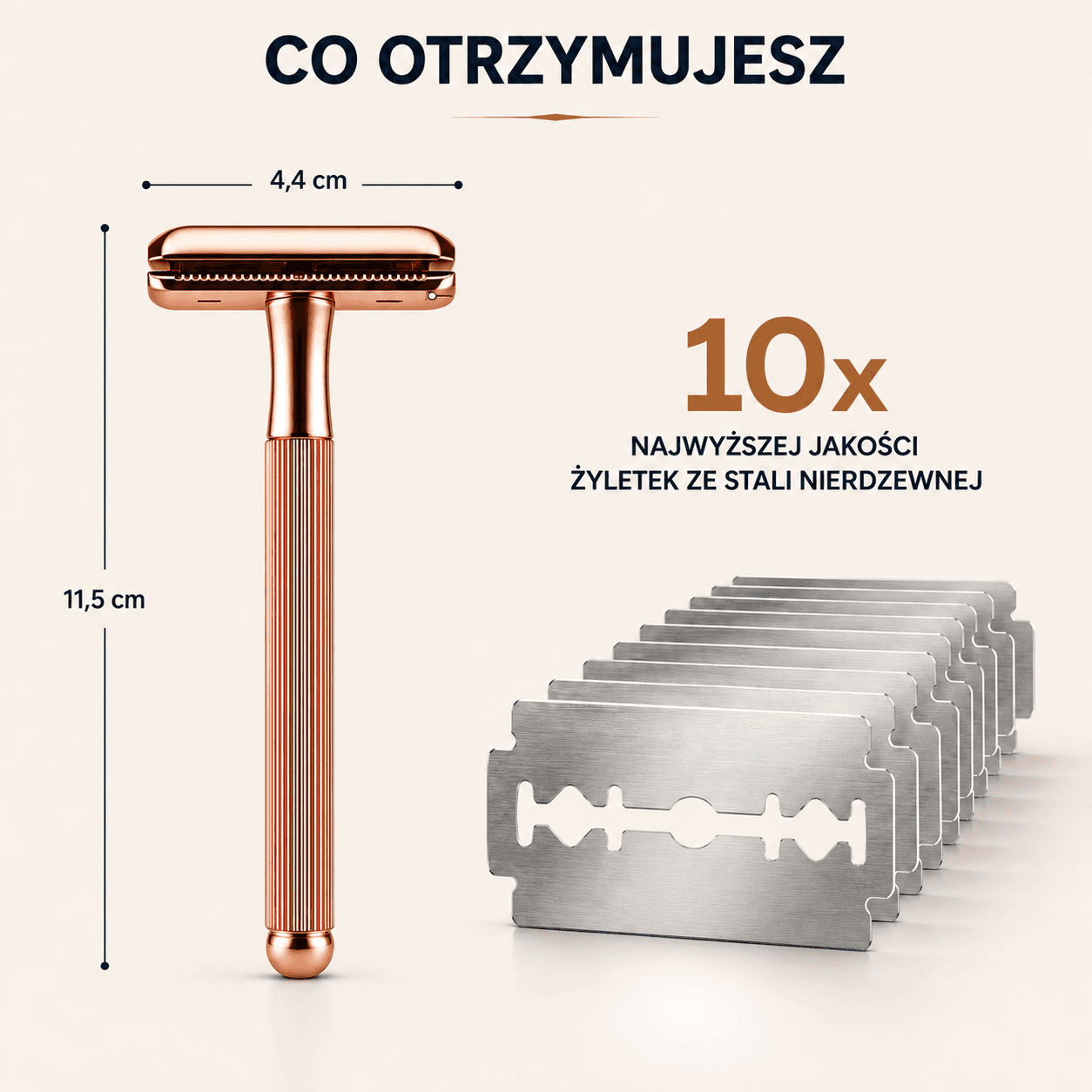 Veloura - Golenie Wreszcie Jest Przyjemne  - maszynka + 10 żyletek