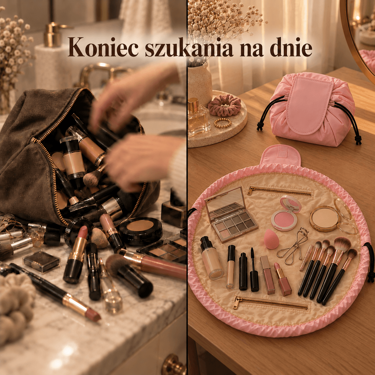 Aukea - Kosmetyczka W Której Widać Jak Na Dłoni