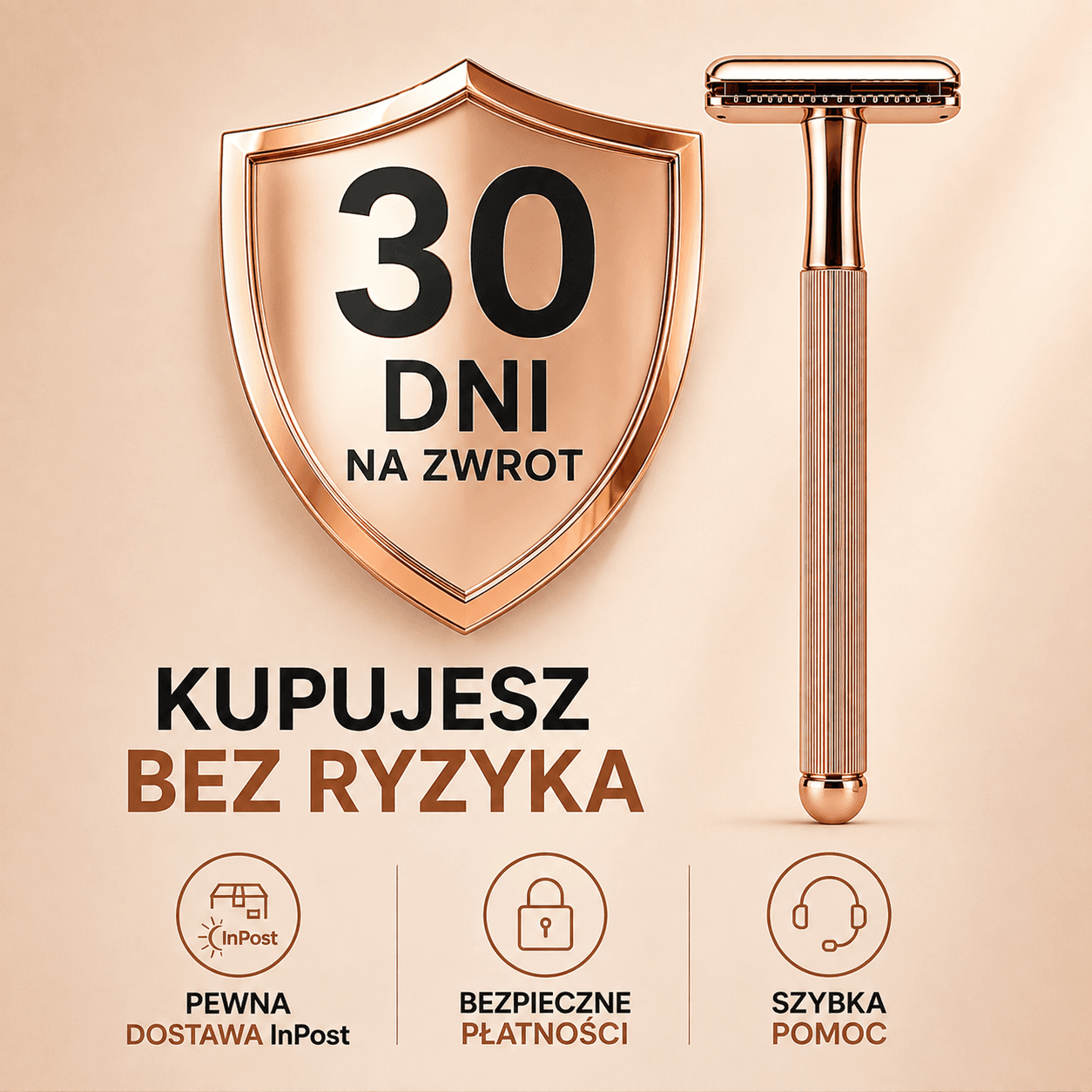 Veloura - Golenie Wreszcie Jest Przyjemne  - maszynka + 10 żyletek