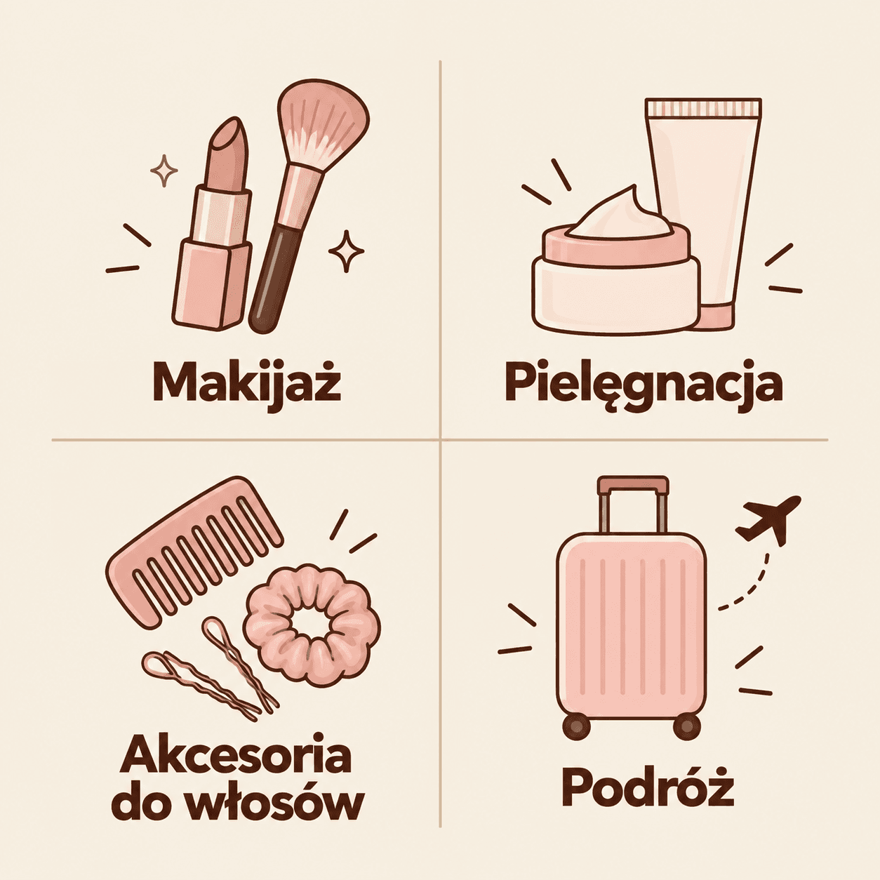 Aukea - Kosmetyczka W Której Widać Jak Na Dłoni
